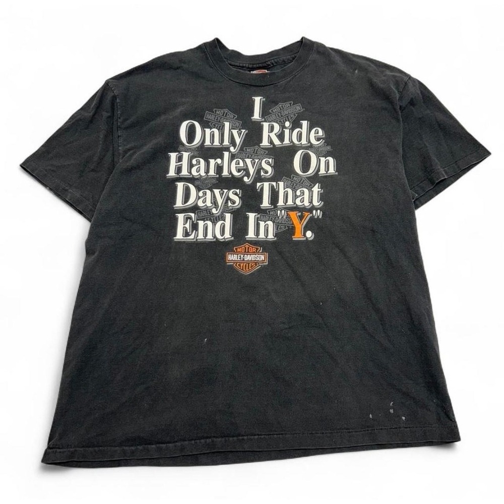 Vintage 1999 Harley-Davidson Chattanooga TN T-Shirt Black XL Days End In Y